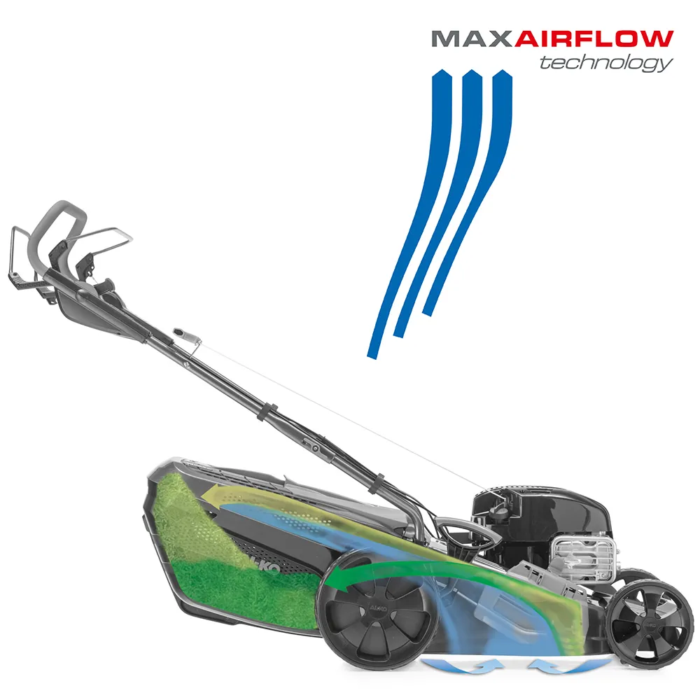 Tagliaerba | Tecnologia AL-KO MaxAirflow  - comportamento flusso aria